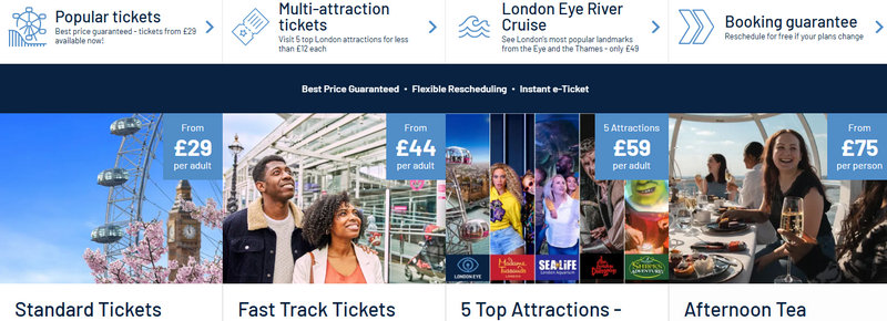 London Eye Tickets 2 For 1
