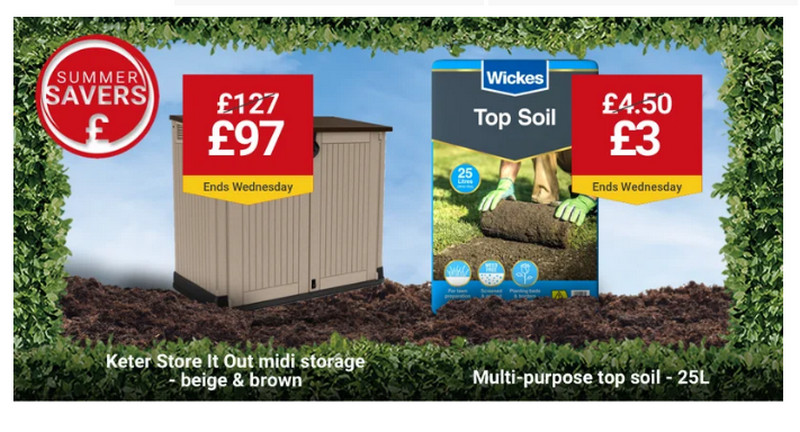 Wickes Bark Chippings 3 for £10