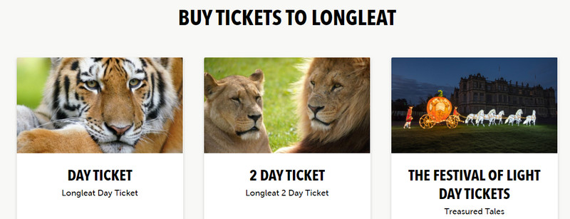 2 for 1 Longleat Tickets 
