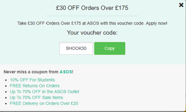 ASOS discount codes