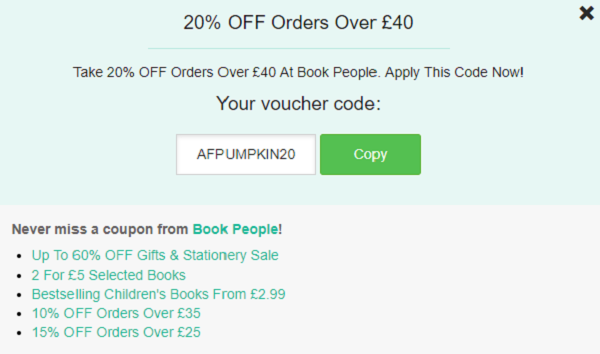 Book People discount code
