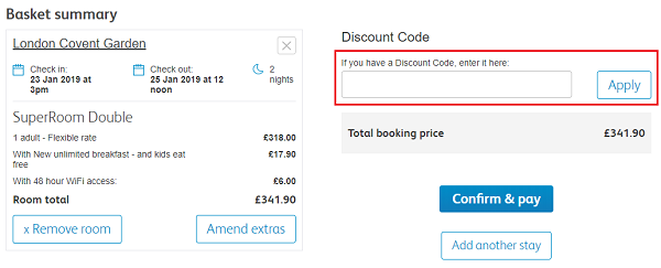 Travelodge discount vouchers