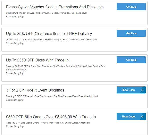 evans cycles free delivery