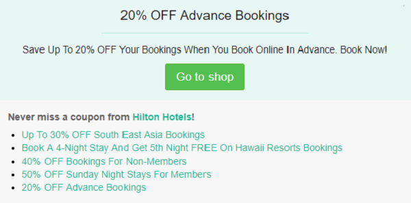 Hotels discount code