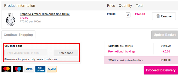 voucher code for Superdrug 