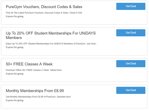 PureGym promo codes