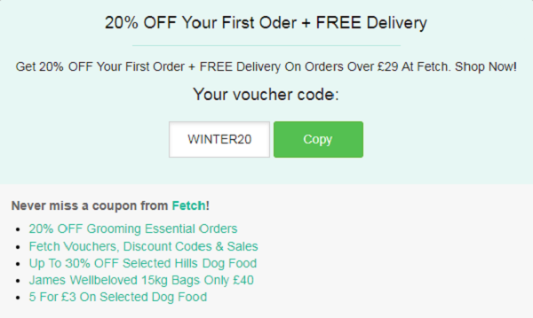 Fetch voucher code