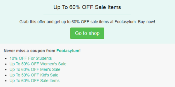 Footasylum discount code