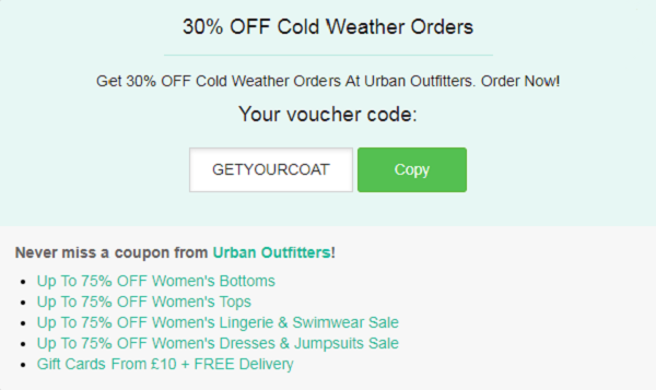 urban outfitters promo code