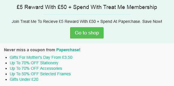 Paperchase discount code