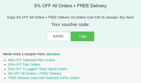 Jessops discount code