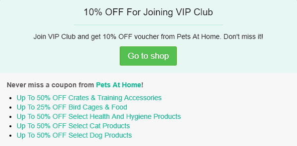 Pets At Home Discount Codes, Vouchers 