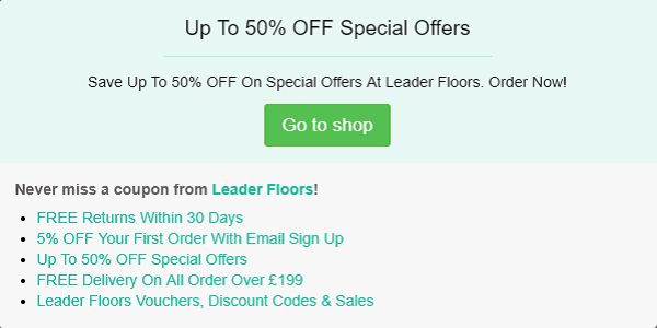 Leader Floors discount code