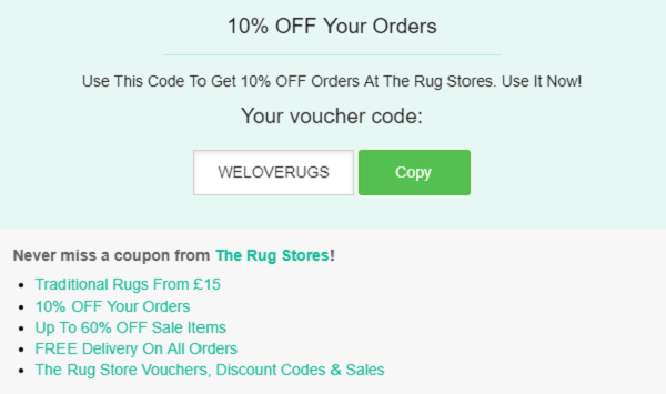 The Rug Stores discount code