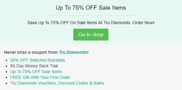 Tru Diamonds discount code