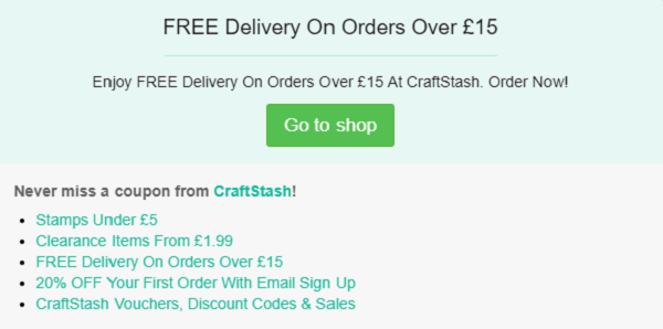 CraftStash discount code