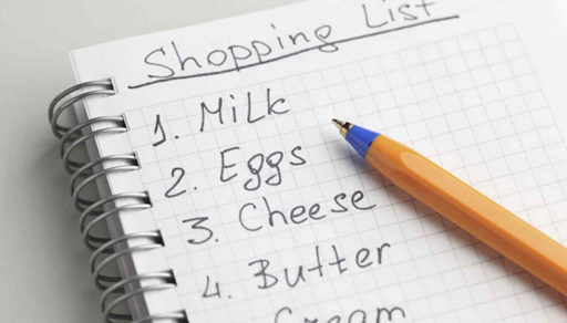 Make-a-shopping-list