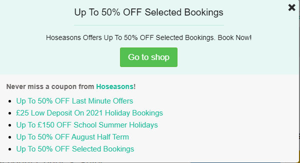 hoseasons-discount-codes